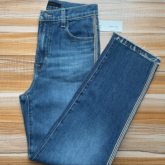 J Brand Jules Urbanite High Rise Straight Leg Ankle Jeans - Picture 3 of 11